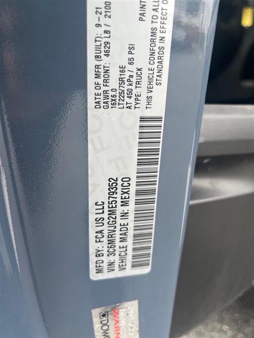 Used 2021 RAM ProMaster 3500 image 8