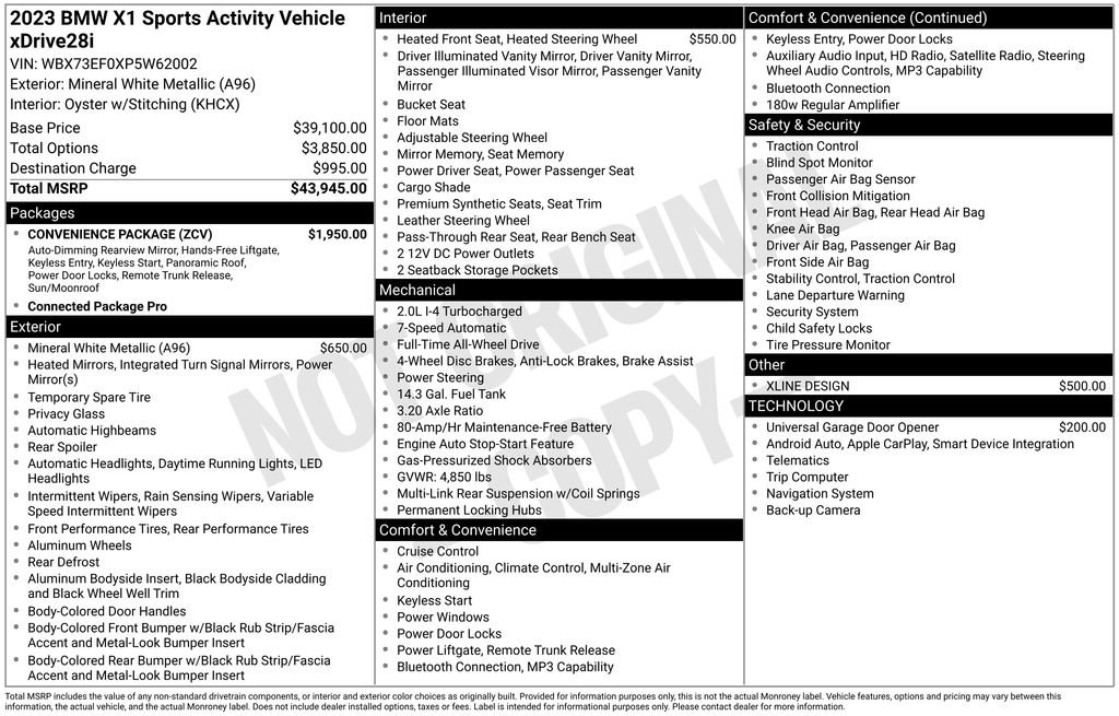 Used 2023 BMW X1 xDrive28i w/ Convenience Package image 5