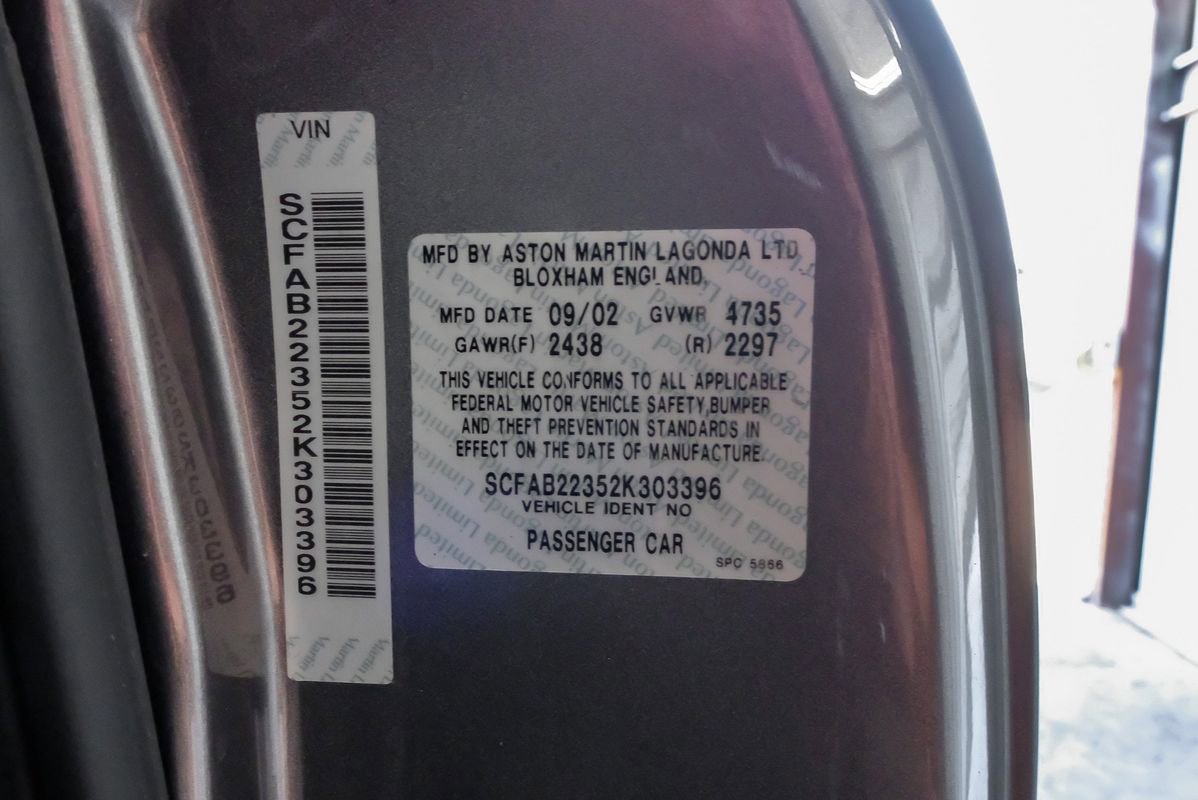 Used 2002 Aston Martin DB7 Vantage image 57