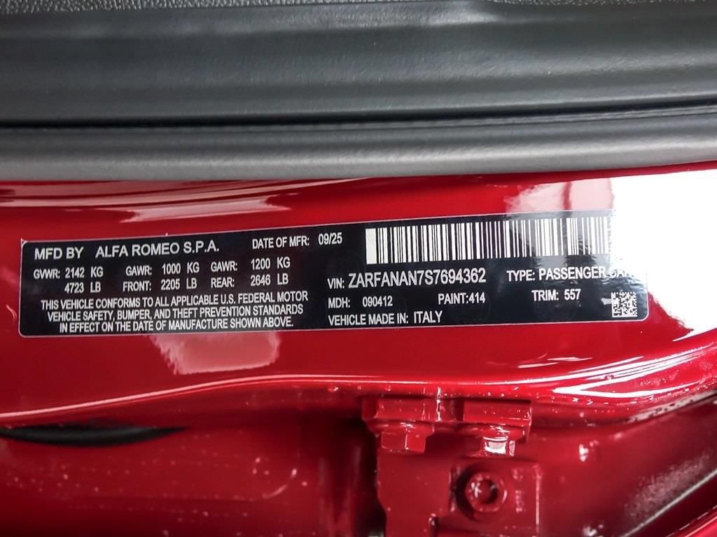 New 2025 Alfa Romeo Giulia AWD w/ Driving Assist Package image 21