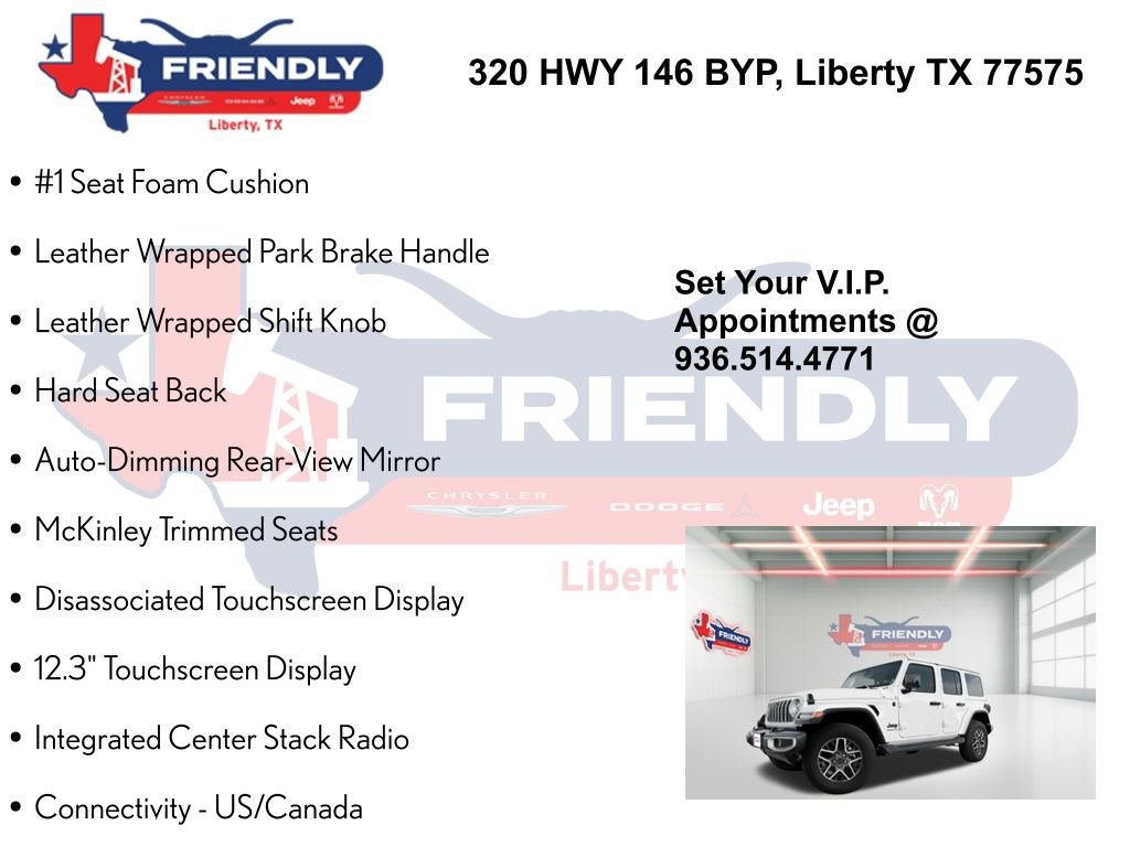 New 2025 Jeep Wrangler Unlimited Sahara AWD/4WD image 25