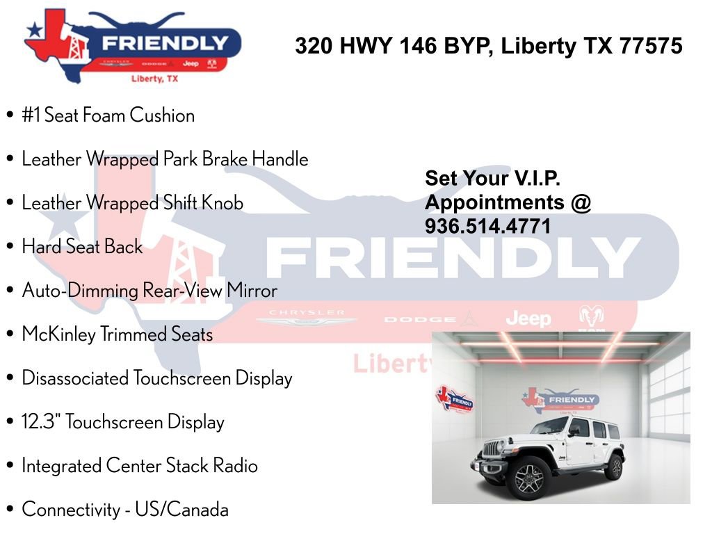 New 2025 Jeep Wrangler Unlimited Sahara AWD/4WD image 25