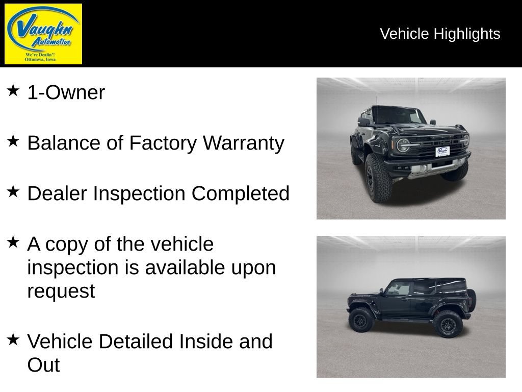 Used 2025 Ford Bronco Raptor AWD/4WD image 2