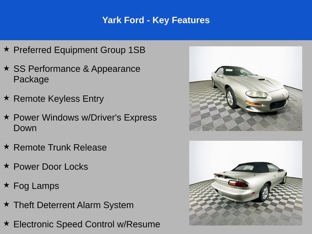 Used 2000 Chevrolet Camaro Z28 w/ SS Performance/Appearance Pkg image 2