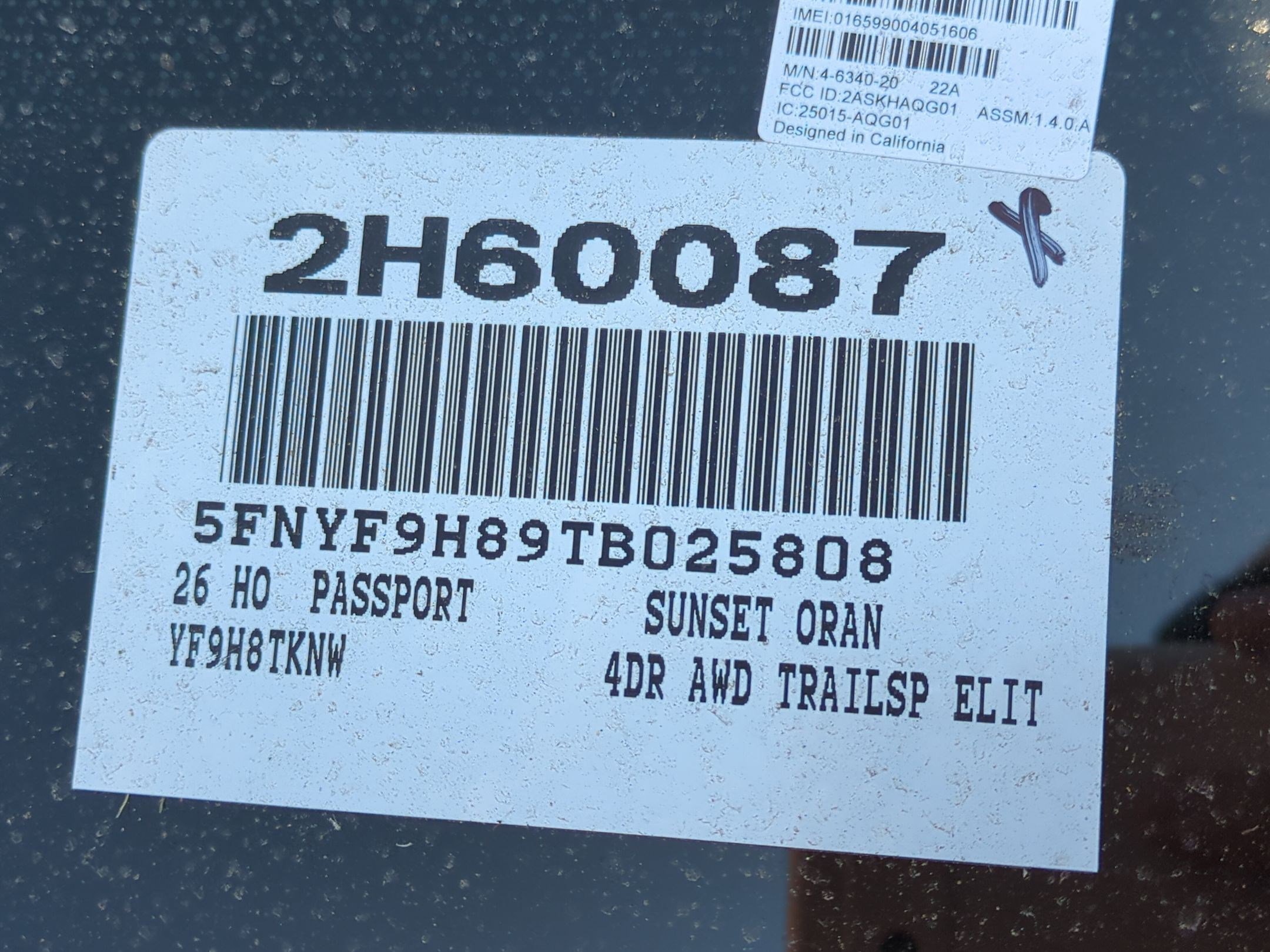 New 2026 Honda Passport TrailSport Elite image 20