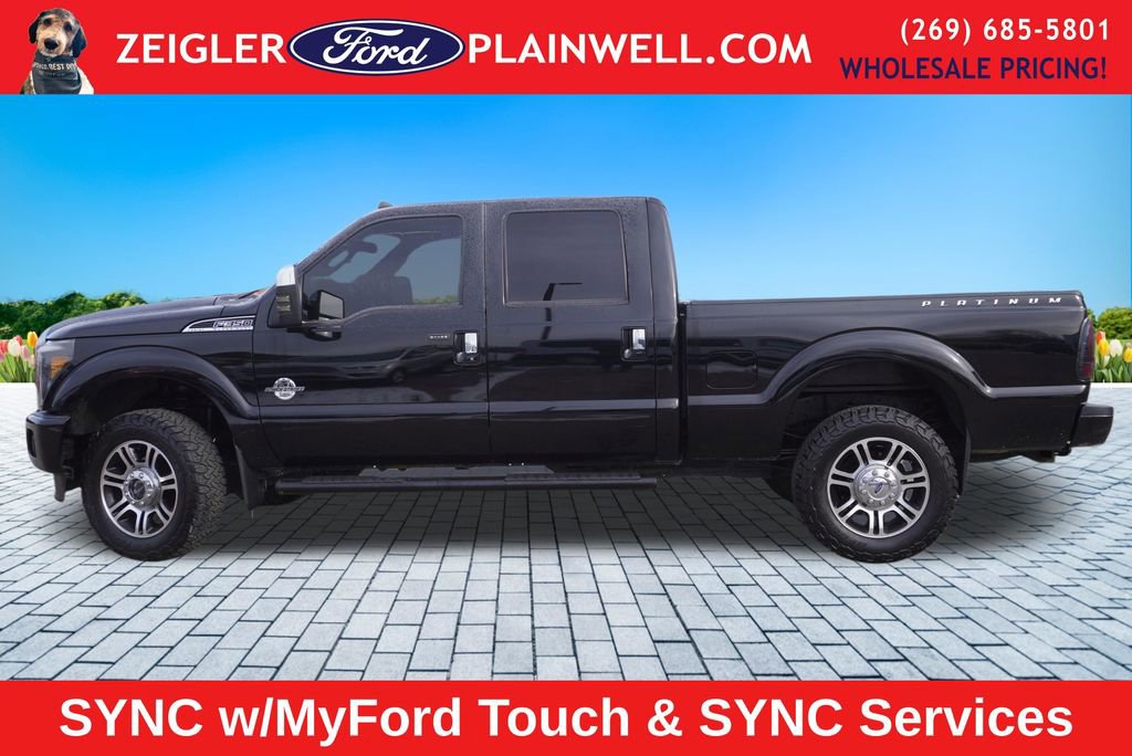 Used 2016 Ford F350 Platinum w/ Snow Plow Prep Package AWD/4WD image 2