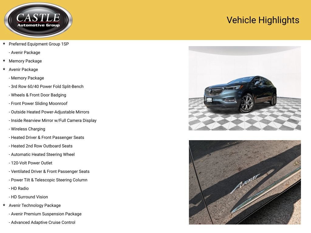 Used 2020 Buick Enclave Avenir w/ Avenir Technology Package AWD/4WD image 4
