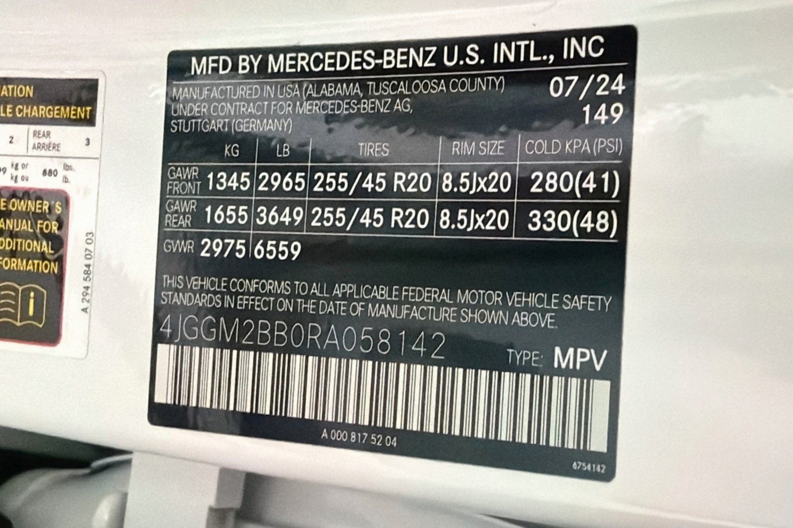 Certified 2024 Mercedes-Benz EQE 350+ SUV image 26
