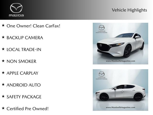 Certified 2024 MAZDA MAZDA3 s FWD image 4