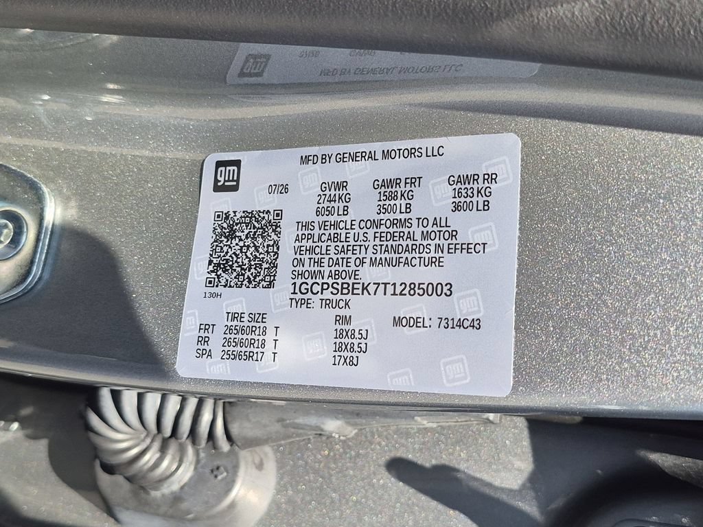 New 2026 Chevrolet Colorado W/T w/ WT Custom Package RWD image 38