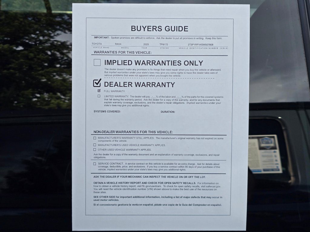 Used 2025 Toyota RAV4 XLE AWD/4WD image 45