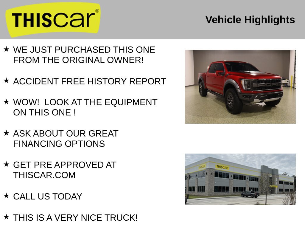 Used 2022 Ford F150 Raptor w/ Raptor 37 Performance Package AWD/4WD image 12
