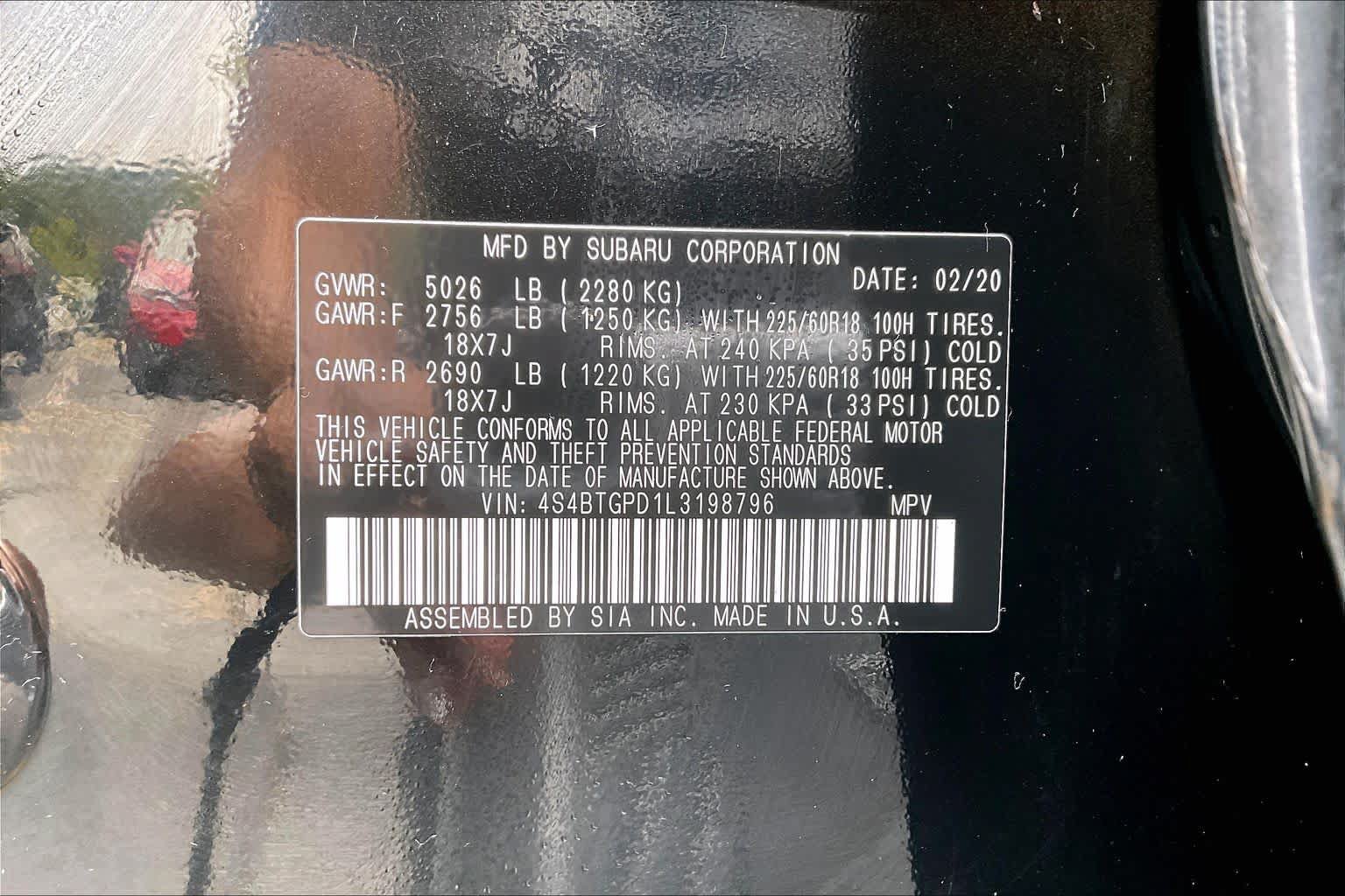 Used 2020 Subaru Outback Touring XT AWD/4WD image 37