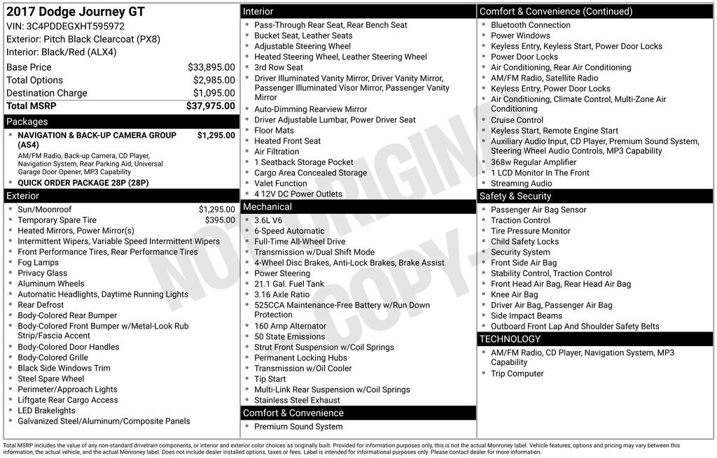 Used 2017 Dodge Journey GT image 2