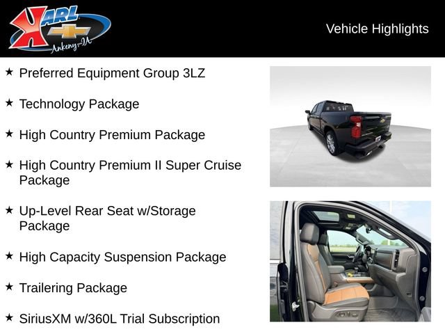 Certified 2025 Chevrolet Silverado 1500 High Country AWD/4WD image 2