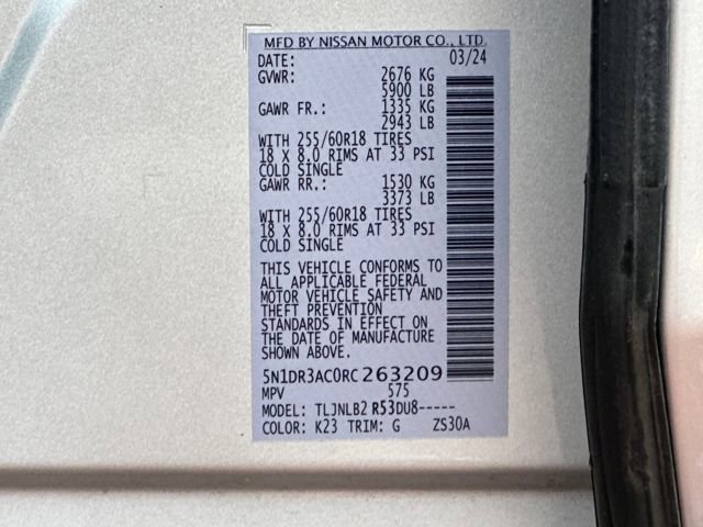 Used 2024 Nissan Pathfinder S image 33