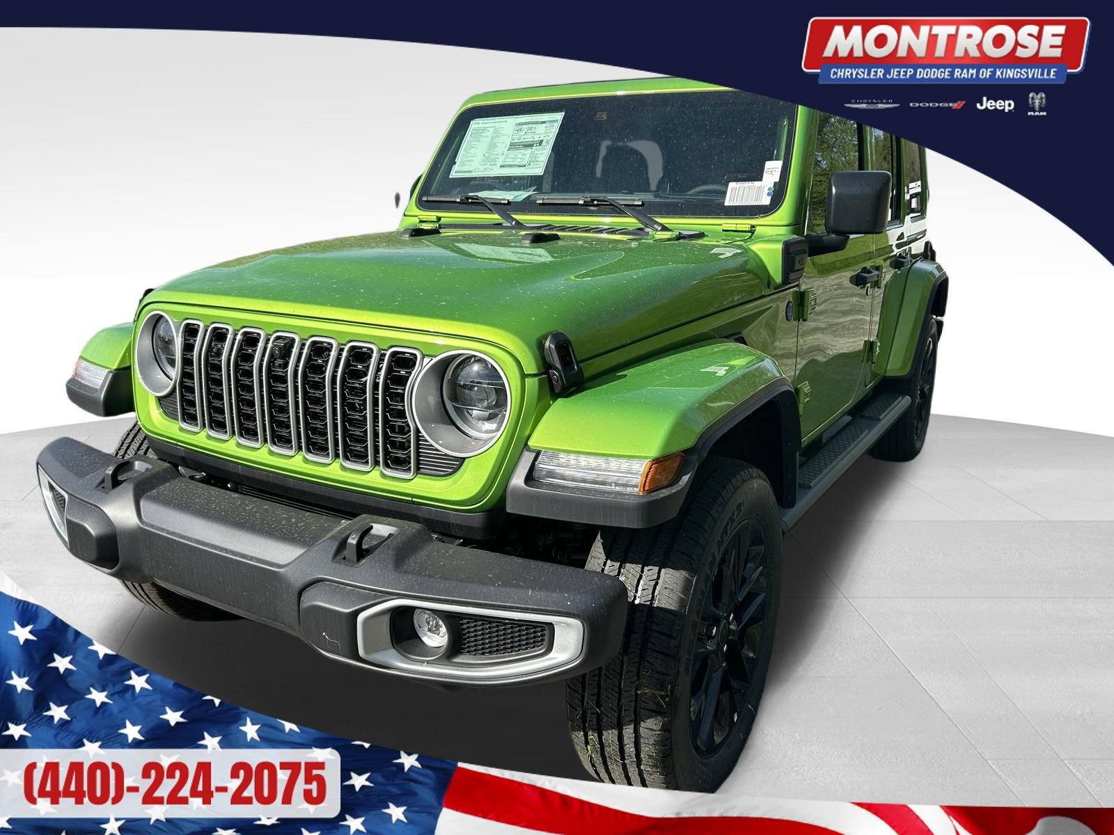 New 2025 Jeep Wrangler Unlimited Sahara w/ Technology Group