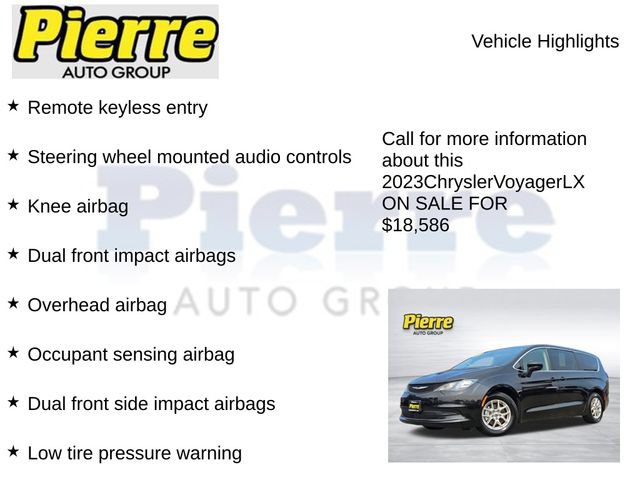 Used 2023 Chrysler Voyager LX FWD image 14