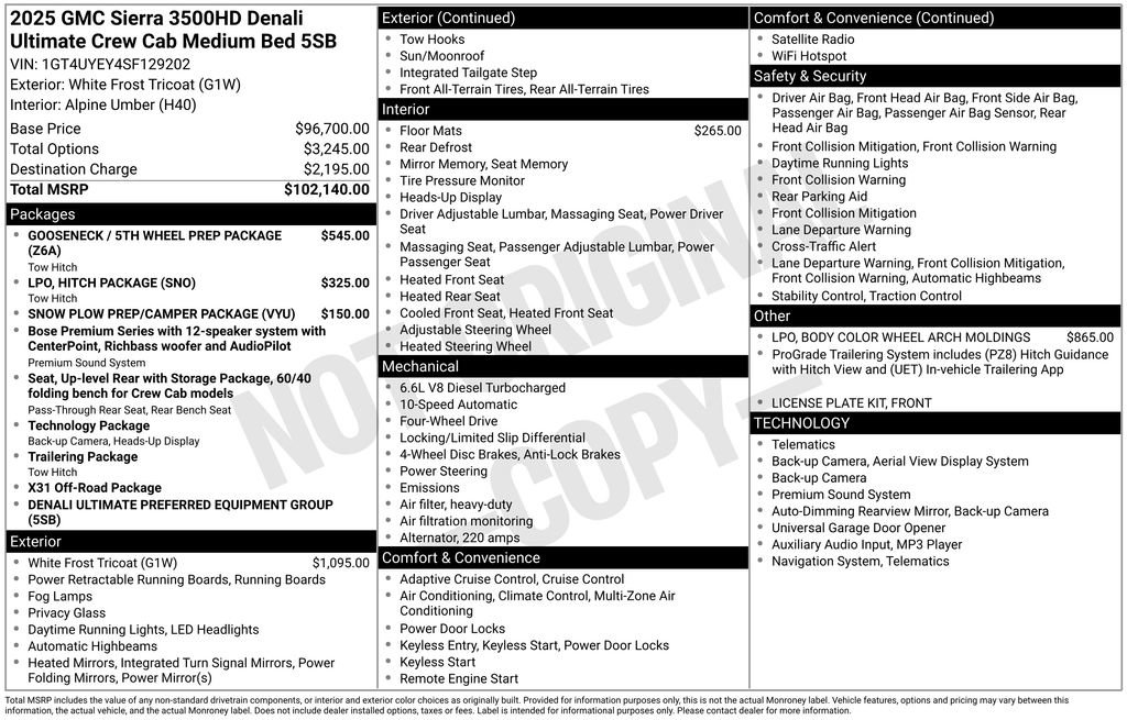 Used 2025 GMC Sierra 3500 Denali Ultimate image 4