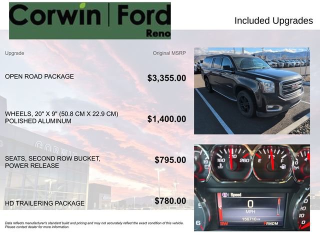 Used 2016 GMC Yukon XL SLT w/ Open Road Package image 8