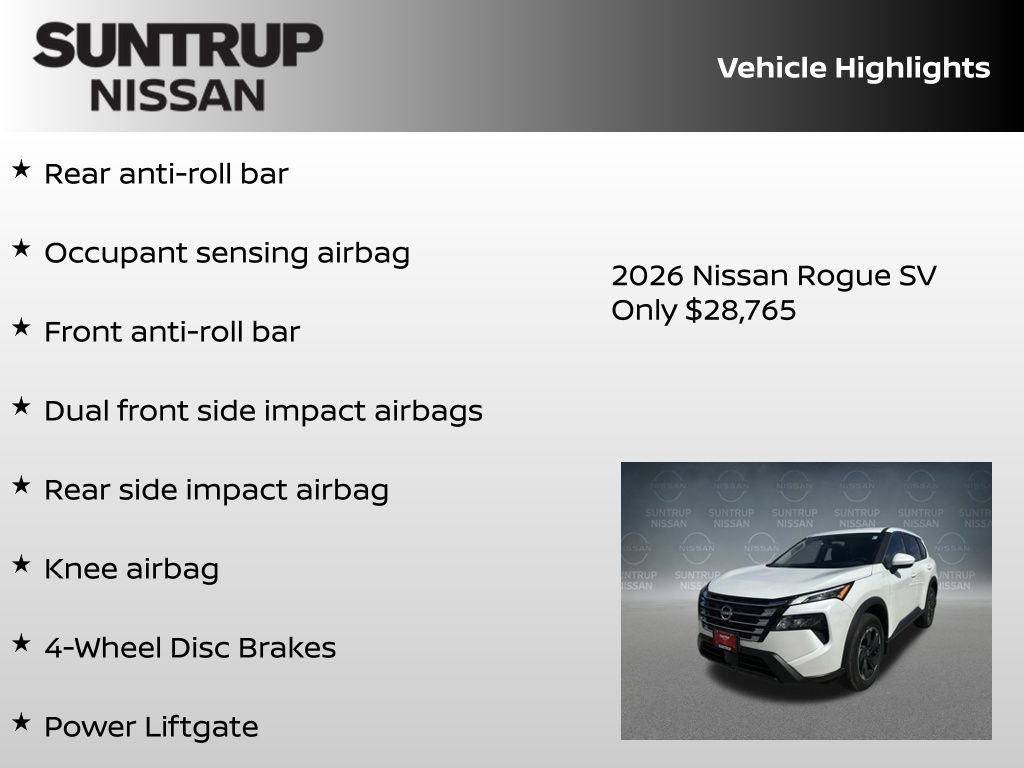 New 2026 Nissan Rogue SV AWD/4WD image 23