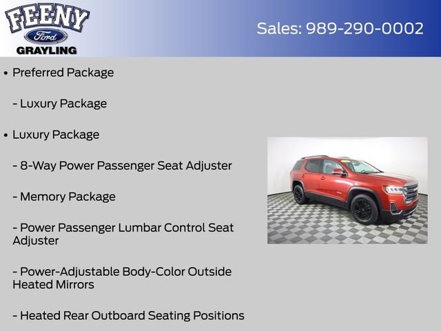 Used 2021 GMC Acadia AT4 w/ Technology Package image 12
