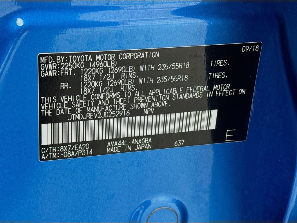 Certified 2018 Toyota RAV4 Limited w/ Advanced Technology Package image 35