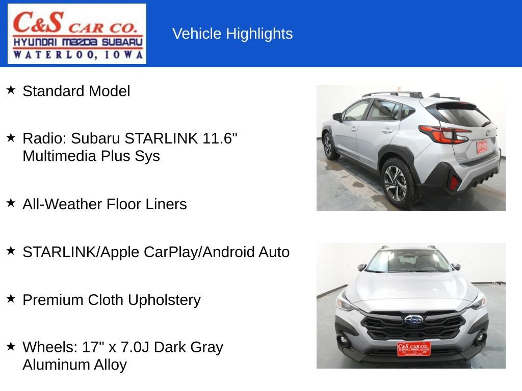 Used 2024 Subaru Crosstrek 2.0i Premium AWD/4WD image 7