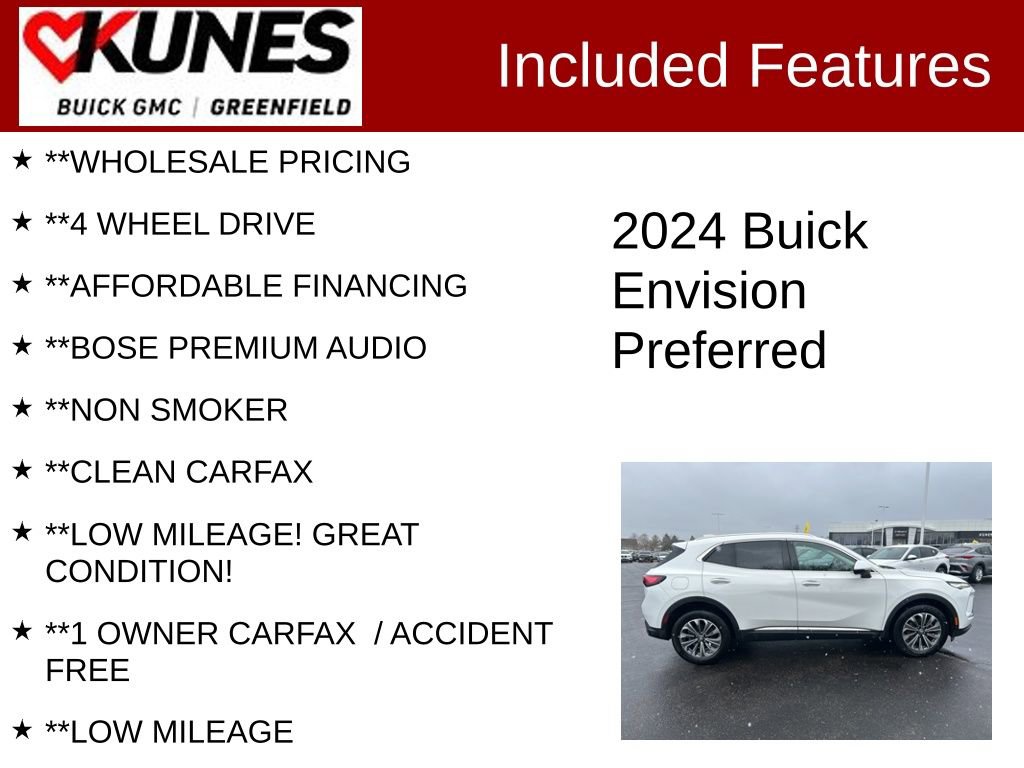 Used 2024 Buick Envision Preferred image 3