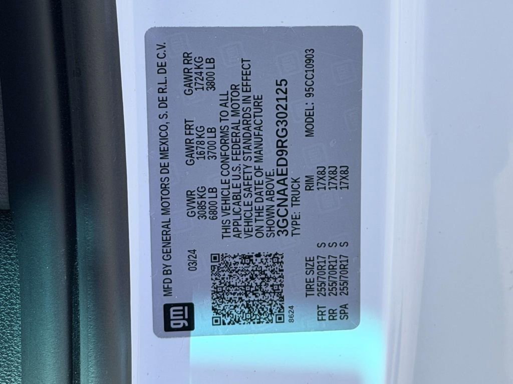 Used 2024 Chevrolet Silverado 1500 W/T w/ WT Fleet Convenience Package RWD image 24