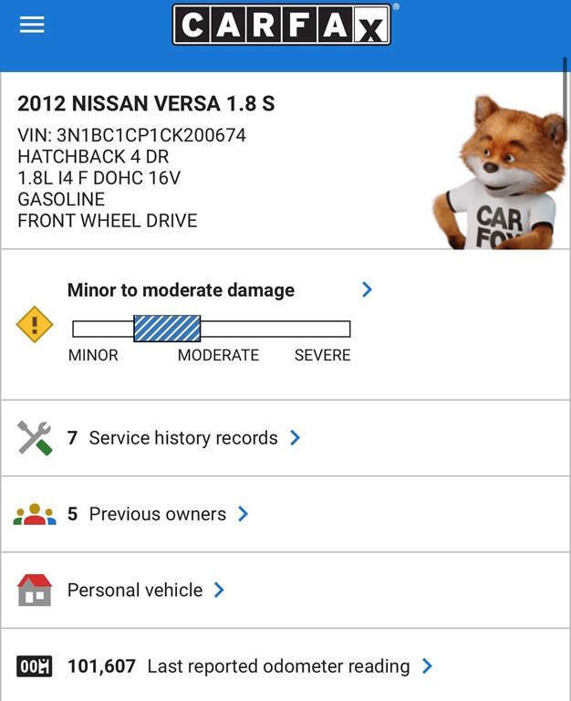 Used 2012 Nissan Versa 1.8 S w/ Plus Pkg image 19