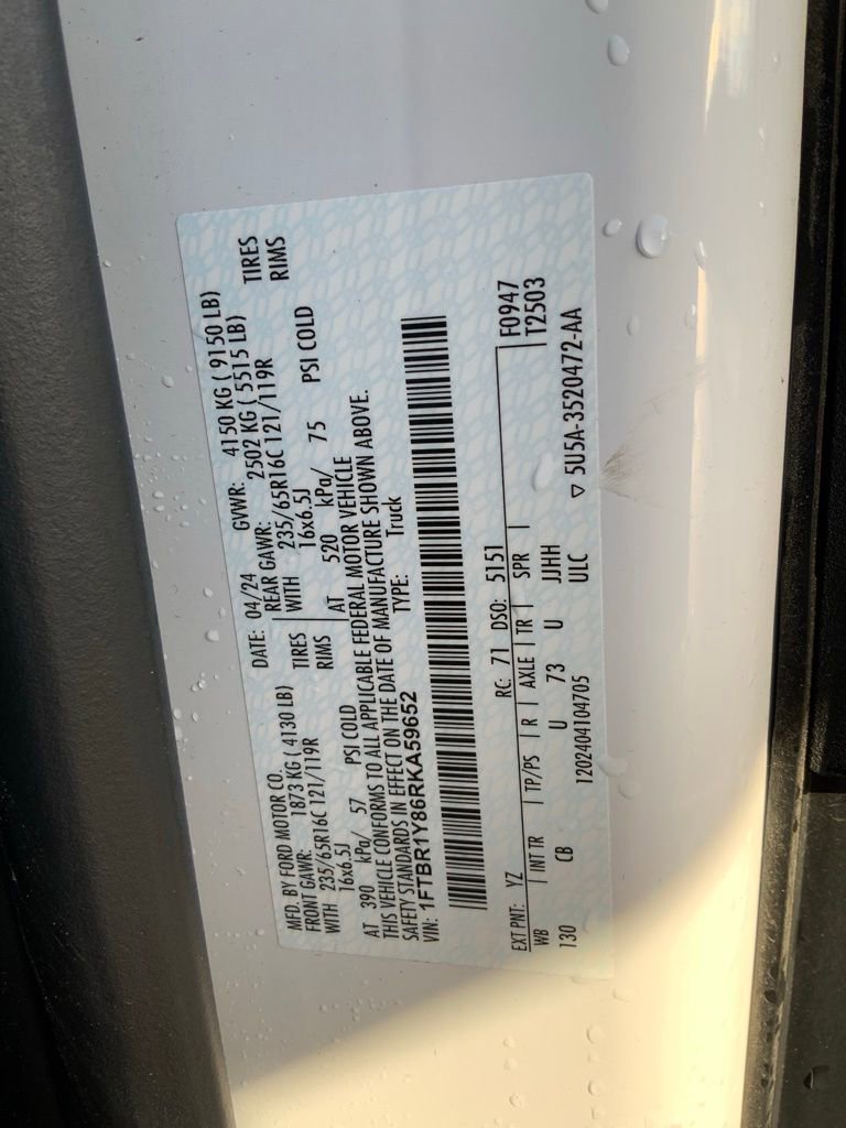 Used 2024 Ford Transit 250 Low Roof w/ Exterior Upgrade Package image 28