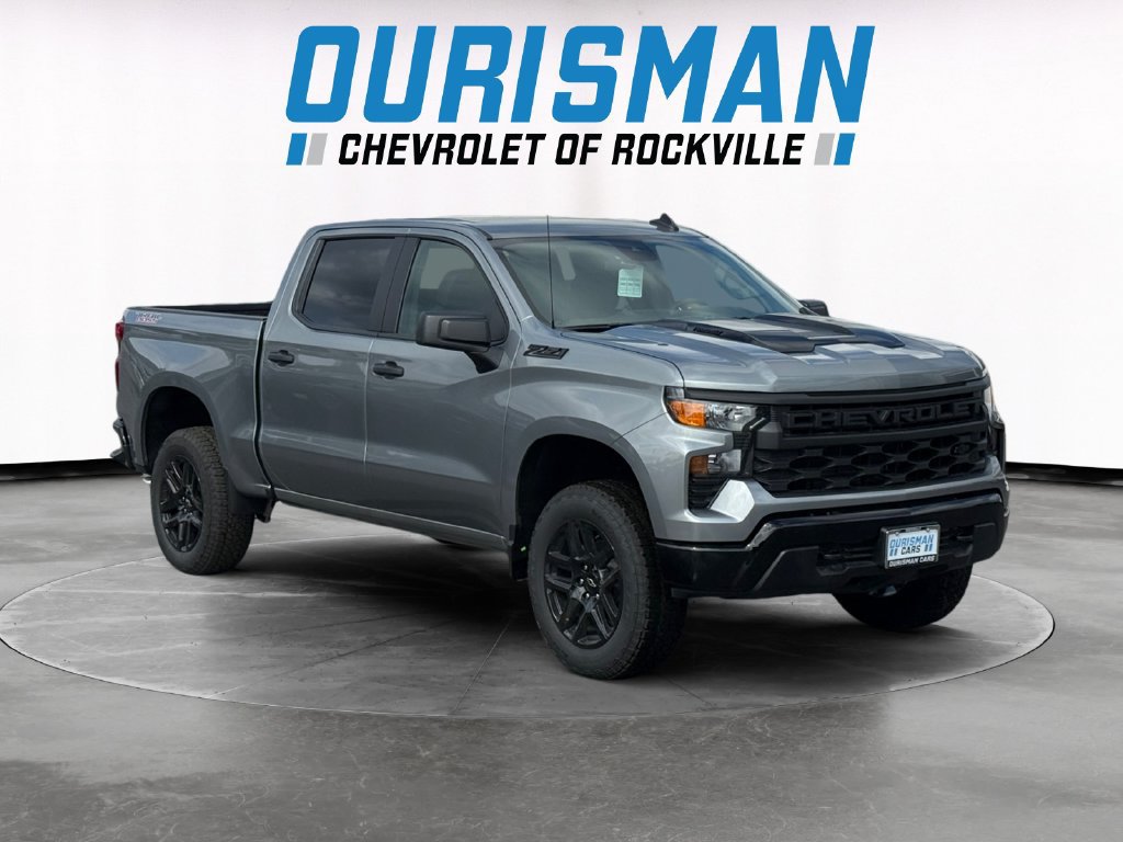 New 2026 Chevrolet Silverado 1500 Custom Trail Boss w/ Turbomax Blackout Package