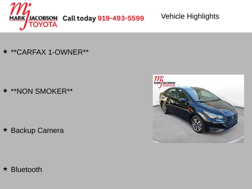 Used 2024 Nissan Versa S w/ S Plus Package image 6