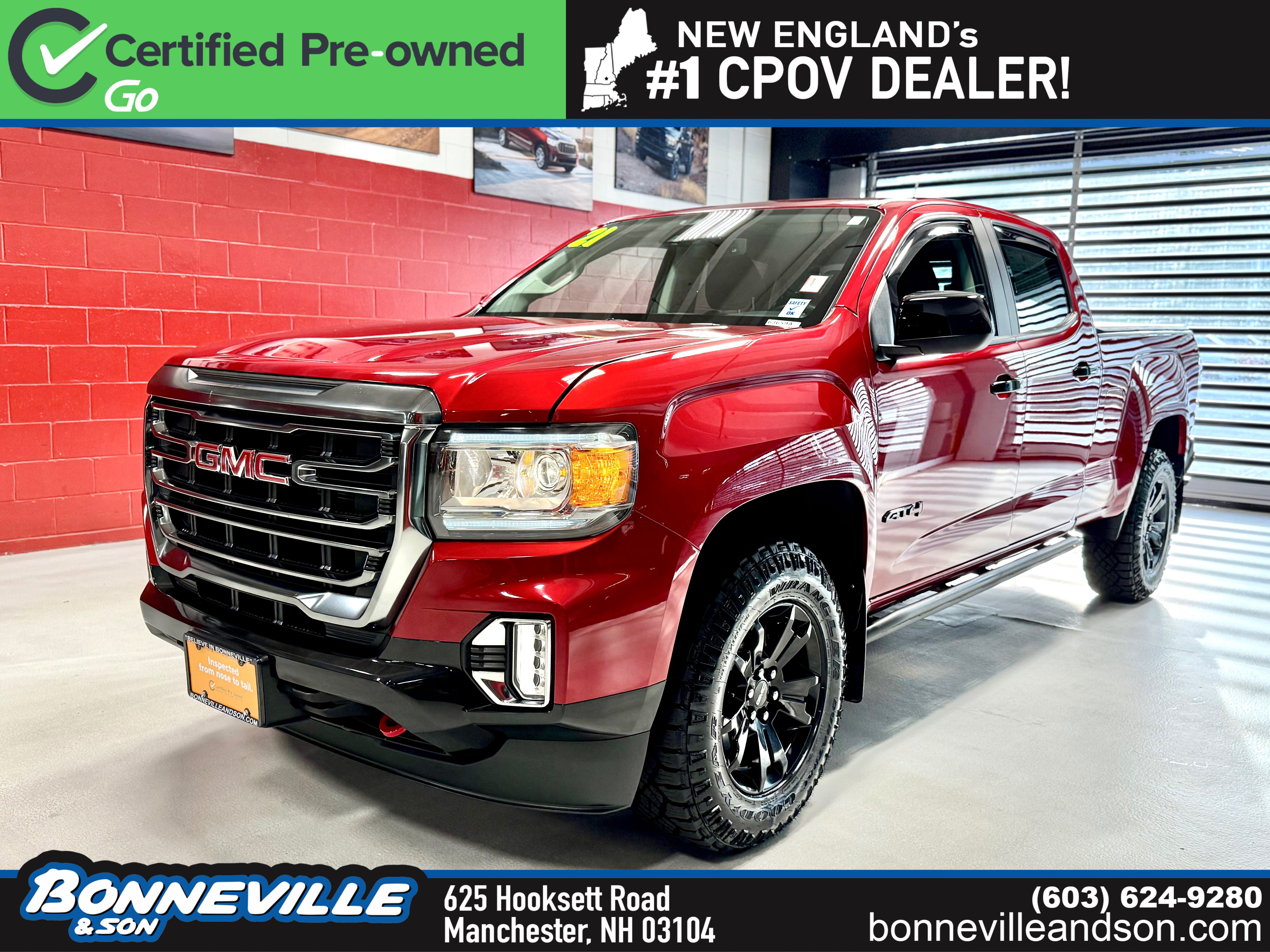 Used 2021 GMC Canyon AT4 AWD/4WD video 1