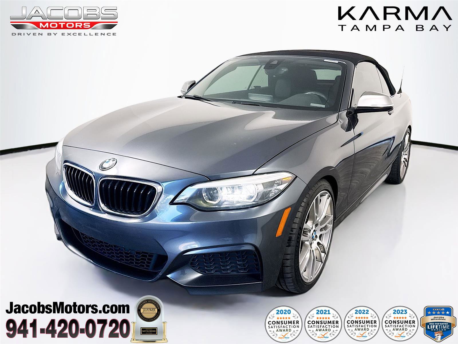Used 2018 BMW M240i Convertible RWD image 1
