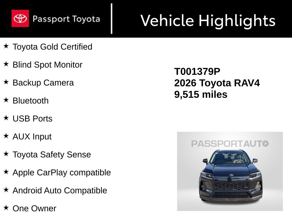 Certified 2026 Toyota RAV4 LE AWD/4WD image 13