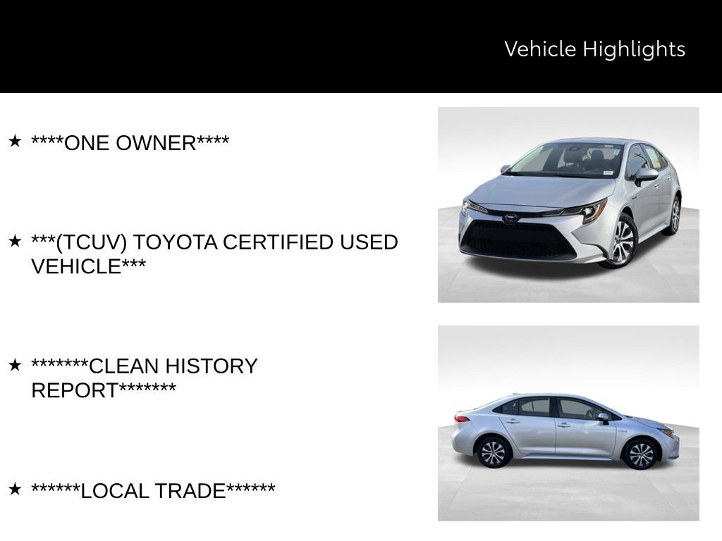Certified 2021 Toyota Corolla LE w/ Carpet Mat Package (TMS) image 42