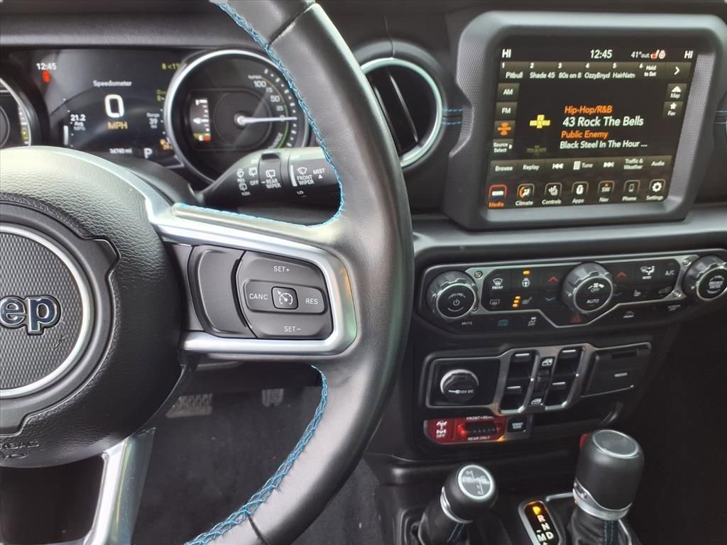 Used 2022 Jeep Wrangler Unlimited Rubicon 4xe w/ Steel Bumper Group image 12