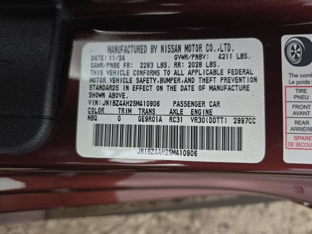 Used 2025 Nissan Z Sport w/ Floor Mat Package RWD image 33