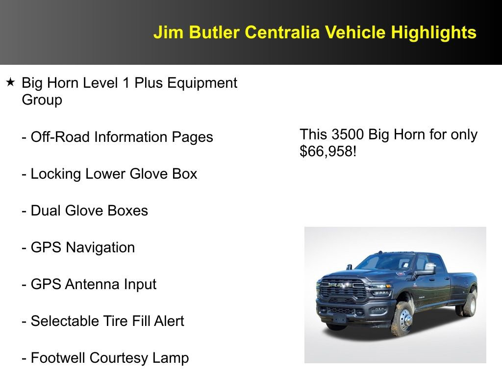 New 2026 RAM 3500 Big Horn image 16