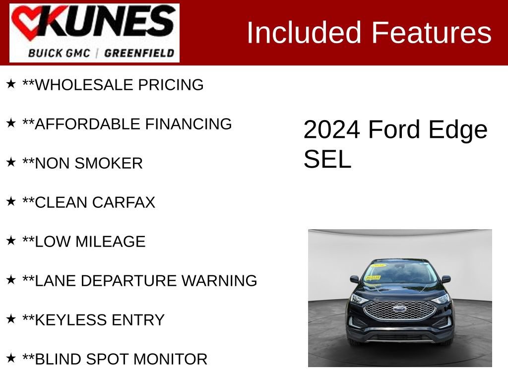 Used 2024 Ford Edge SEL AWD/4WD image 3