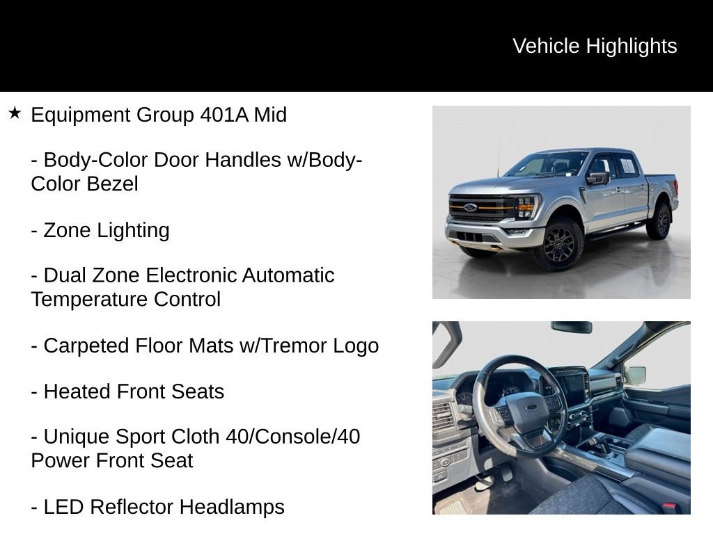 Used 2022 Ford F150 Tremor w/ Equipment Group 401A Mid AWD/4WD image 11