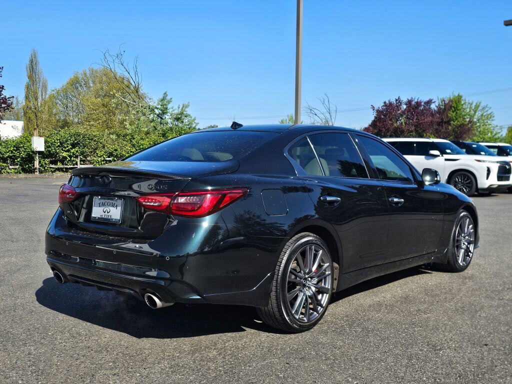Used 2023 INFINITI Q50 Red Sport 400 w/ Black Opal Edition AWD/4WD image 7