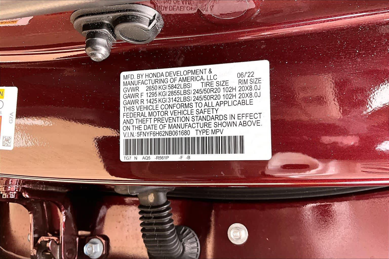 Used 2022 Honda Pilot Touring image 37