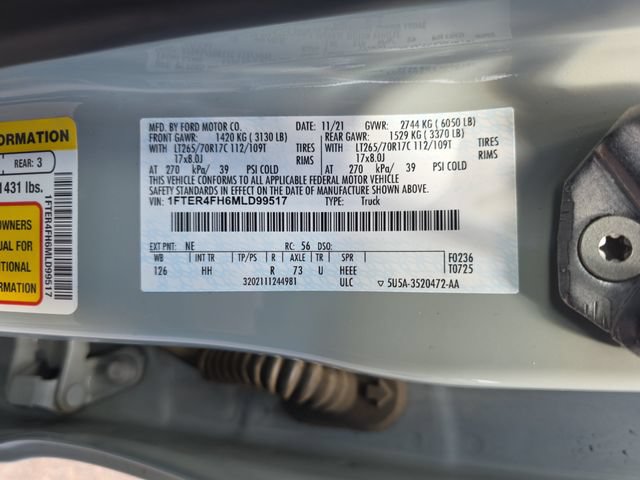Used 2021 Ford Ranger Lariat w/ Tremor Off-Road Package AWD/4WD image 37