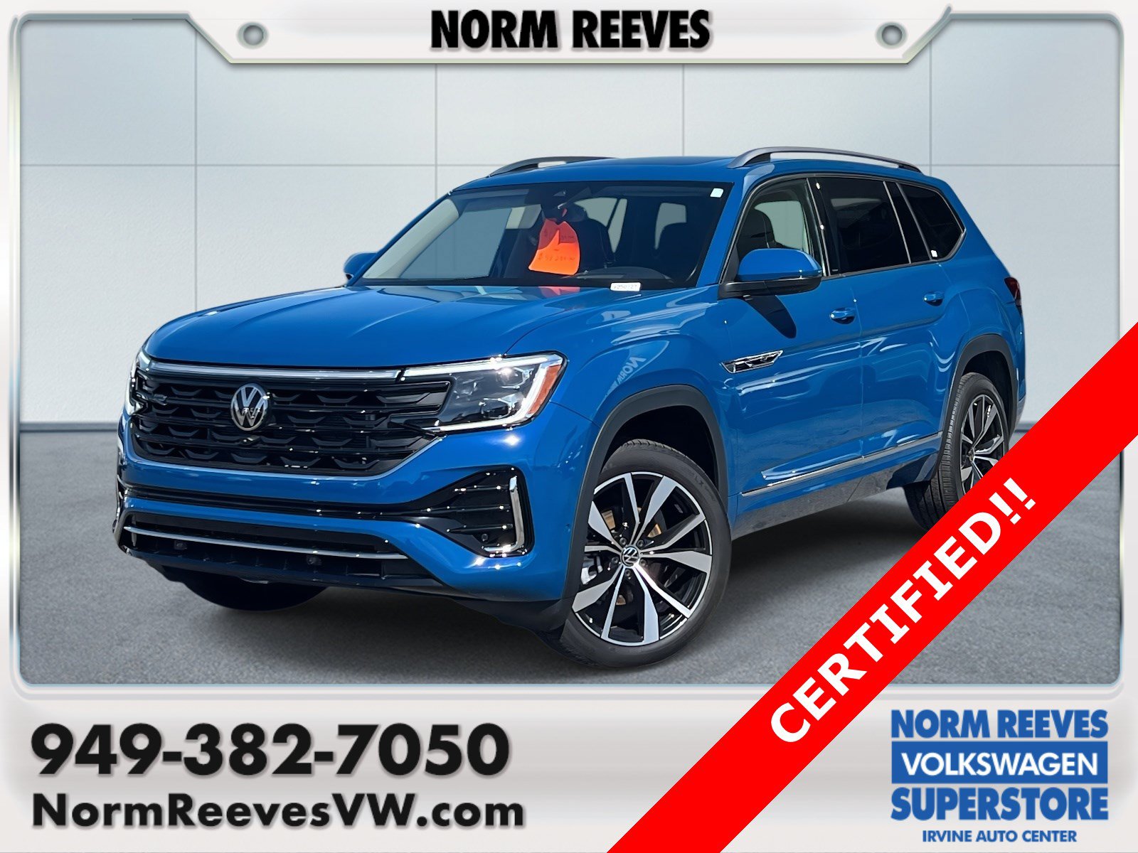 Certified 2025 Volkswagen Atlas SEL Premium R-Line