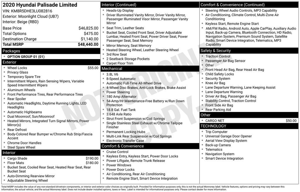 Used 2020 Hyundai Palisade Limited image 3