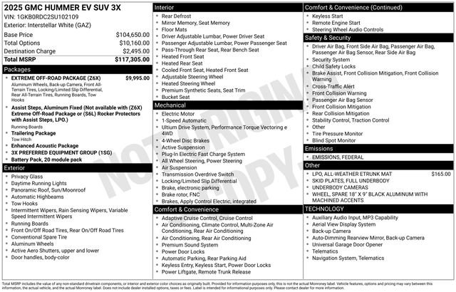 New 2025 GMC Hummer EV 3X w/ Extreme Off-Road Package image 27