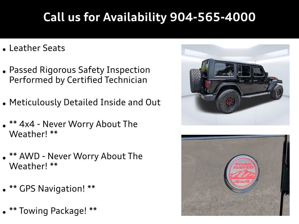 Used 2018 Jeep Wrangler Unlimited Rubicon AWD/4WD image 9